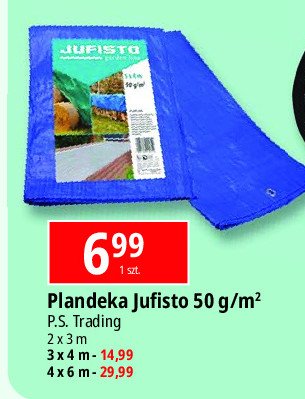 Plandeka 4 x 6 m Jufisto promocja