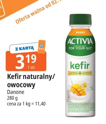 Kefir naturalny/owocowy promocja w Leclerc