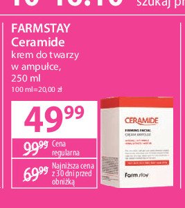 Krem do twarzy w ampułce FARMSTAY CERAMIDE promocja