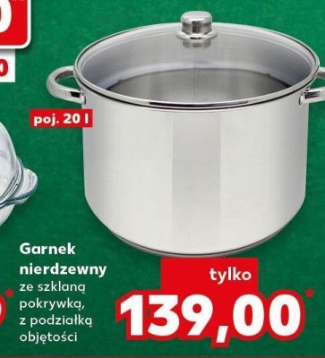 Garnek nierdzewny poj. 20 l promocja w Kaufland