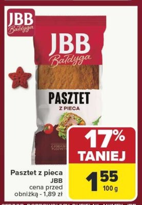 Pasztet z pieca JBB promocja w Carrefour