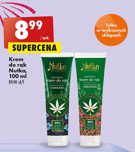 Krem do r膮k konopny z ostropestem Nutka promocja