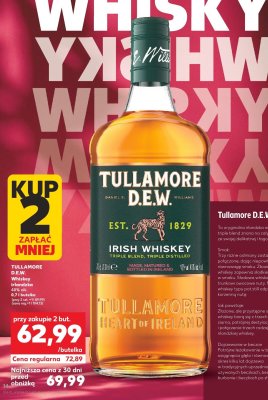 Whisky irlandzka D.E.W. promocja w Kaufland