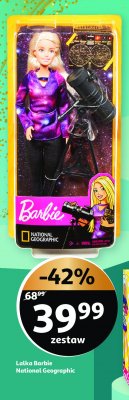 Lalka barbie national geographic Mattel promocja
