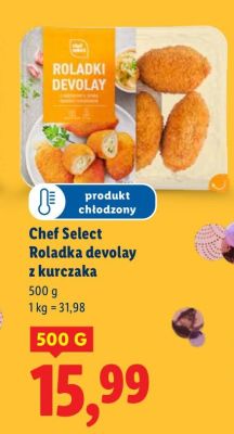 Roladka devolay z kurczaka  promocja w Lidl