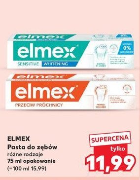 Pasta do zębów przeciw próchnicy Elmex promocja w Kaufland