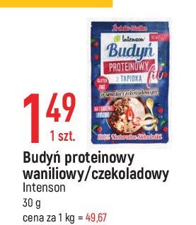 Budyń waniliowy proteinowy Intenson promocja