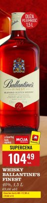 Whisky Ballantine's Finest 40% 1.5L promocja