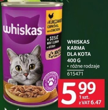 Whiskas karma dla kota promocja w Selgros