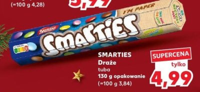 Draże tuba SMARTIES promocja w Kaufland
