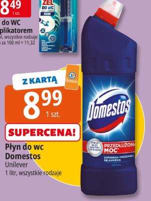 Płyn do WC Domestos Unilever 1l promocja w Leclerc