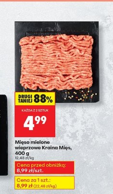 Mięso mielone wieprzowe  promocja w Biedronka