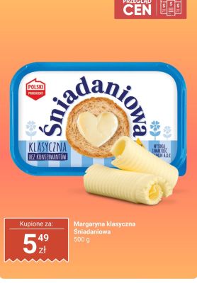 Margaryna klasyczna Śniadaniowa promocja w Dino