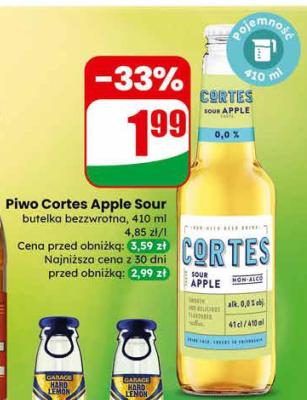 Piwo Apple Sour  promocja w Dino