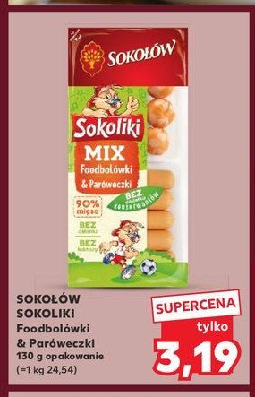 Paróweczki & foodbolówki mix Sokołów promocja