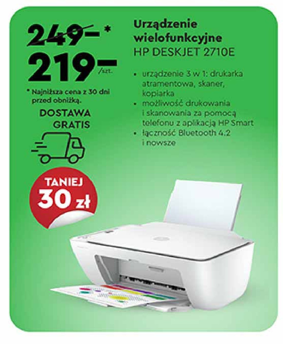 Urządzenie wielofukcyjne deskjet 2710 Hp promocja
