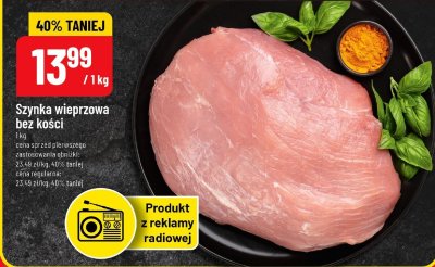 Szynka wieprzowa bez kości promocja w POLOmarket