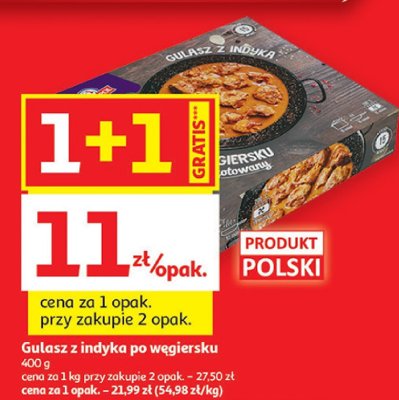 Gulasz z indyka po węgiersku Auchan promocja w Auchan