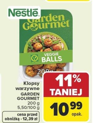 Klopsy warzywne Nestle Garden Gourmet Veggie Balls promocja w Carrefour