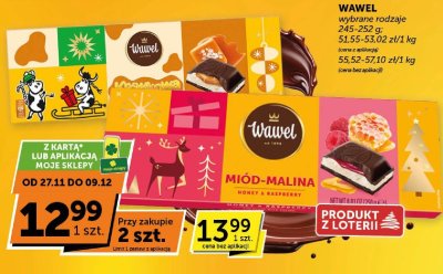 Czekolada miód-malina Wawel promocja w Groszek