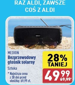 Głośnik solarny Medion promocja