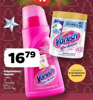 Odplamiacz w płynie promocja w Netto