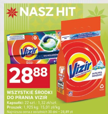 Środki do prania Vizir promocja w Stokrotka