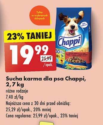 Karma dla psa wołowina Chappi promocja