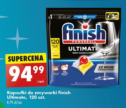 Kapsułki do zmywarki lemon Finish ultimate plus promocja