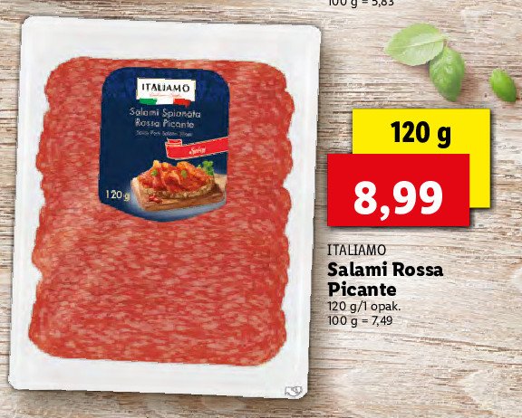 Salami rossa picante Italiamo promocja