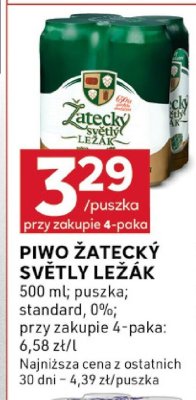 Piwo Żatecky Světlý Ležák promocja w Stokrotka
