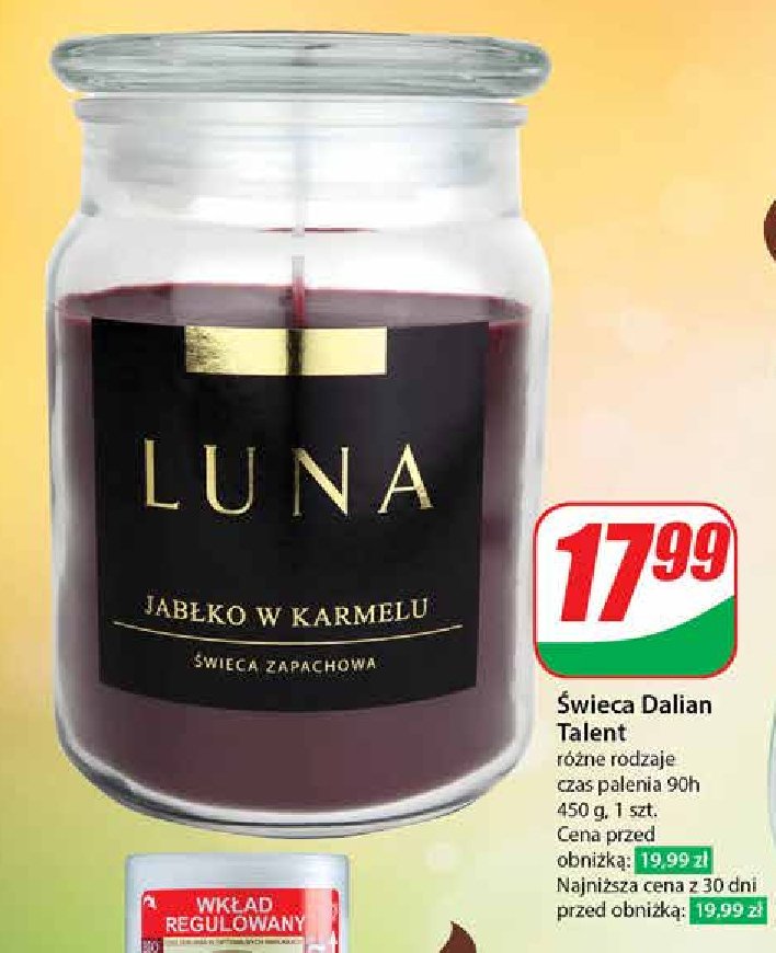 Świeca dailan talent LUNA promocja