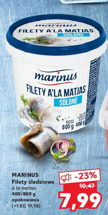 Filety a'la matjas solone MARINUS promocja