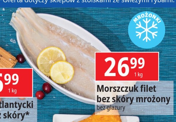 Morszczuk filet bez skóry promocja