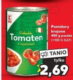 Pomidory krojone K-classic promocja