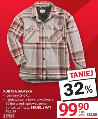 Kurtka damska promocja w Selgros