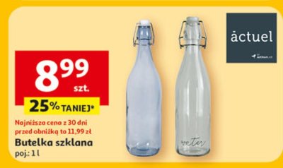 Butelka szklana poj.: 1 l promocja w Auchan