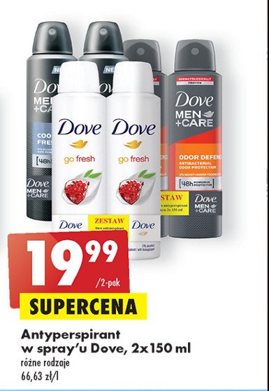 Dezodorant odor defence Dove men+care promocja