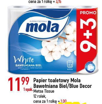 Papier toaletowy blue dekor Mola promocje
