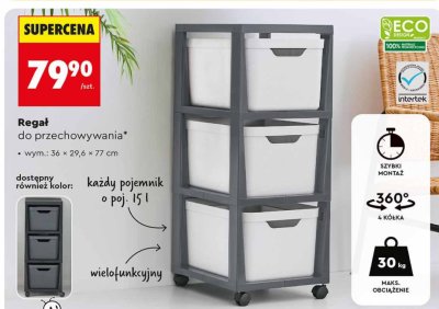Regał do przechowywania promocja w Biedronka