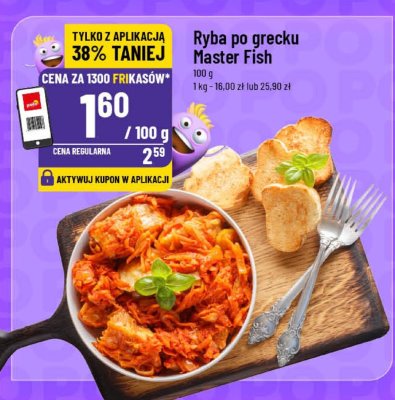 Ryba po grecku Master Fish promocja w POLOmarket