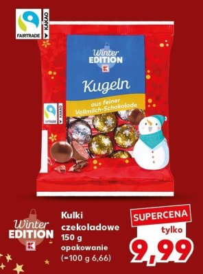 Kulki czekoladowe Winter Edition 150 g promocja w Kaufland