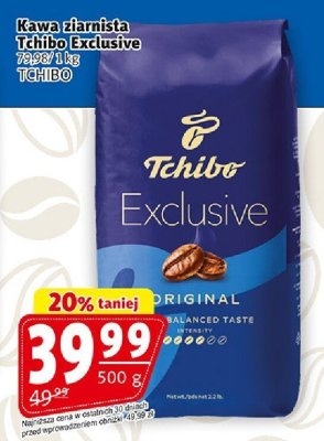 Kawa ziarnista Tchibo Exclusive TCHIBO promocja w Prim Market