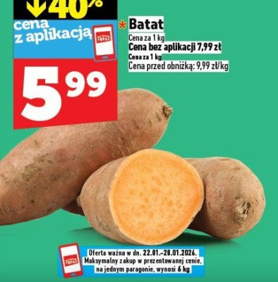 Batat Batat promocja w TOPAZ
