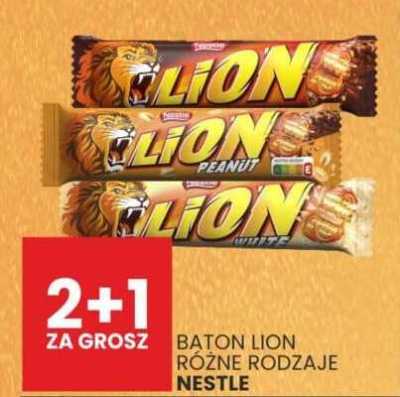 Baton LION różne rodzaje Nestle promocja w Wafelek