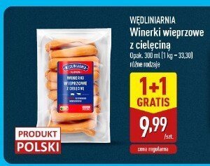 Winerki wieprzowe z cielęciną promocja w Aldi