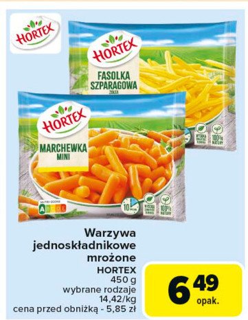 Fasolka szparagowa żółta Hortex promocja