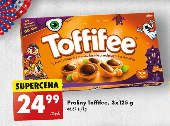 Bombonierka halloween Toffifee promocja