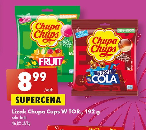 Lizaki Chupa chups fruit promocja