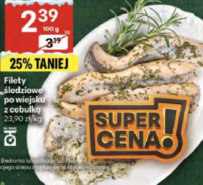 Filety śledziowe promocja w Delikatesy Centrum